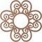 Ekena Millwork Cohen Wood Fretwork Pierced Ceiling Medallion, Wood (Paint Grade), 24"OD x 8 1/4"ID x 3/8"T CMWP24X24X0375COMF - alternate 3